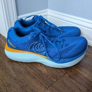 Topo Men's Atmos Blue Orange Size 12 Running Shoes Athletic